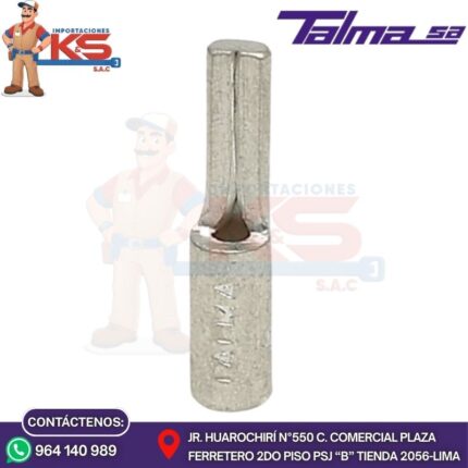 TERMINAL TIPO PIN SIN AISLAMIENTO 4MM2