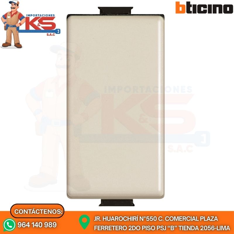 MARFIL A5001 DADO INTERRUPTOR CONMUTADOR 3 VIAS 16A 250V MARFIL MATIX - Imagen 1
