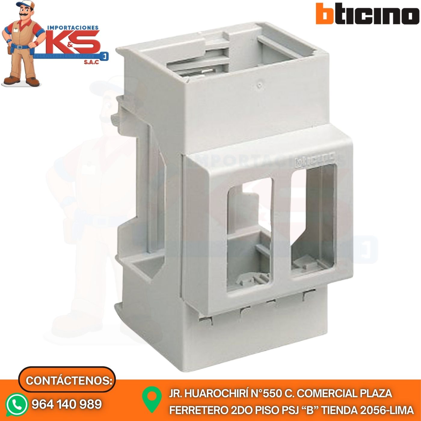 MARFIL E80BM ADAPTADOR DIN P/2 DADOS MAGIC - Imagen 1
