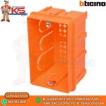 CAJA RECTANGULAR PARA EMPOTRAR 106x71x62MM DE RESINA