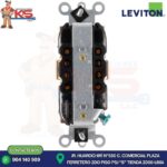 TOMA DOBLE EMPOTRABLE DECORA UNIVERSAL 2X15A L/T 250V BLANCO - Imagen 2