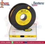 MARCADOR TIPO ARO EC-0 LETRA (A) PARA CABLE 1.5-3MM AMARILLO X 1000 PCS