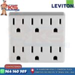 ADAPTADOR DE 6 SERVICIOS CON L/T BLANCO