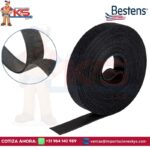 CINTA VELCRO ADHESIVA ENVOLVENTE DE 1/2" NEGRO X 5 MTS
