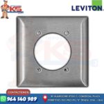 PLACA SIMPLE PARA TOMACORRIENTE 50A DE ALUMINIO ESPECIAL