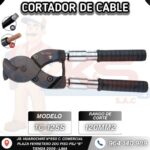 CORTADOR MANUAL DE CABLE COBRE Y ALUMINIO 120MM2 CON MANGO TELESCÓPICO