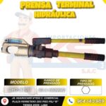 PRENSA TERMINAL HIDRÁULICA 50-400MM2 AMARILLO FUERZA PREN.12.6 TONELADAS