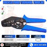PRENSA TERMINAL TUBULAR (PRENSADO OVALADO) 0.25-2.5mm2 COLOR AZUL