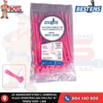 CINTILLO DE NYLON 6.6 ROSADO (UL) 100X2.5MM (10CM) X 100PZ