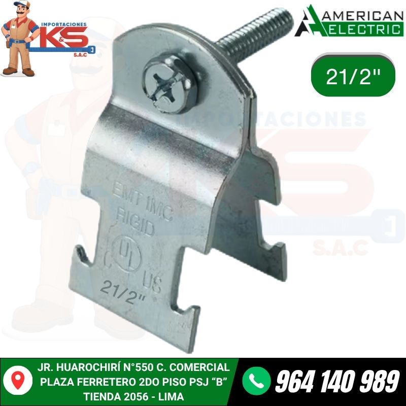 ABRAZADERA UNISTRUT DE 21/2" ABRAZADERA UNISTRUT DE 21/2"