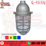 FANAL RECTO DE ALUMINIO 200W HERMÉTICO IP66 AMBAR PARA TUBO