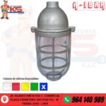 FANAL RECTO DE ALUMINIO 200W HERMÉTICO IP66 PAVONADO PARA TUBO
