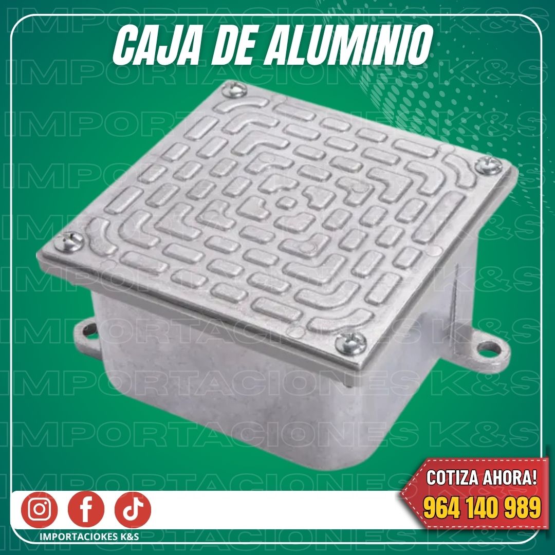 CAJA DE DERIVACION DE ALUMINIO (TRAMONTINA)
