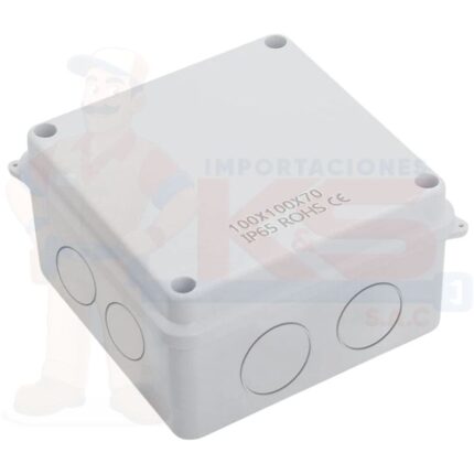 CAJA DE PASE DE PVC SIN TAPON