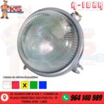 FANAL CIRCULAR DE ALUMINIO 100W HERMÉTICO IP65 AMBAR