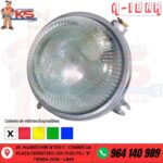 FANAL CIRCULAR DE ALUMINIO 100W HERMÉTICO IP65 TRANSPARENTE