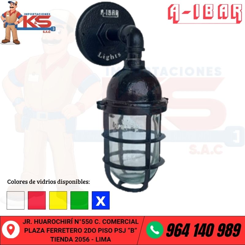 FANAL RECTO 200W HERMÉTICO IP66 PAVONADO PARA PARED FANAL RECTO 200W HERMÉTICO IP66 PAVONADO PARA PARED - Imagen 1