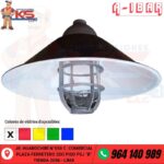 FANAL RECTO 200W HERMÉTICO IP66 TRANSPARENTE PARA TUBO CON PANTALLA