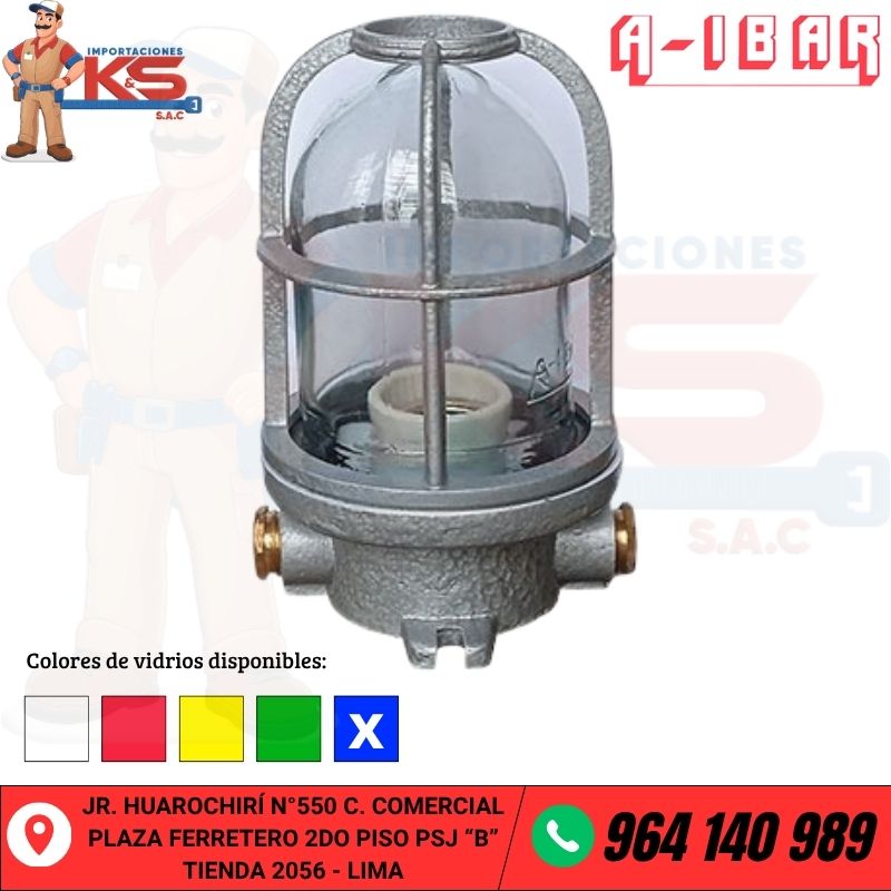 FANAL RECTO DE ALUMINIO 100W ROSCADO HERMÉTICO IP66 PAVONADO FANAL RECTO DE ALUMINIO 100W ROSCADO HERMÉTICO IP66 PAVONADO - Imagen 1