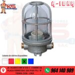 FANAL RECTO DE ALUMINIO 100W ROSCADO HERMÉTICO IP66 VERDE