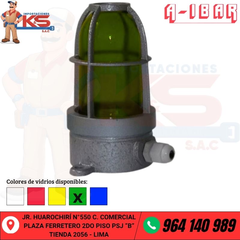 FANAL RECTO DE ALUMINIO 40W HERMÉTICO IP65 VERDE FANAL RECTO DE ALUMINIO 40W HERMÉTICO IP65 VERDE - Imagen 1