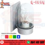 FANAL RESIDENCIAL DE ALUMINIO 100W HERMÉTICO IP66 PAVONADO