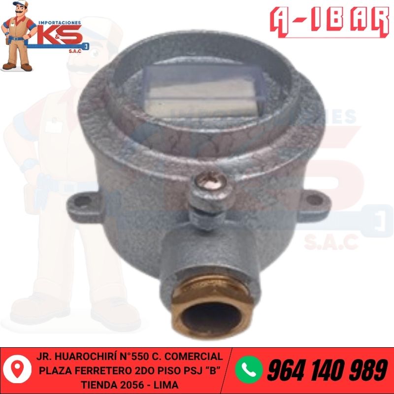 INTERRUPTOR INDUSTRIAL CIRCULAR HERMÉTICO 15A SIN TAPA-ICSH15 INTERRUPTOR INDUSTRIAL CIRCULAR HERMÉTICO 15A DE ALUMINIO SIN TAPA - Imagen 1