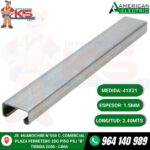 RIEL UNISTRUT LISO 41X21MM ESPESOR 1.5MM X 2.4MTS