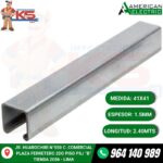 RIEL UNISTRUT LISO 41X41MM ESPESOR 1.5MM X 2.4MTS