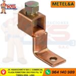 TERMINAL TIPO PRESIÓN DE COBRE CON PERNO 400A (500MCM) 3/8"