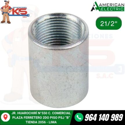 UNION CONDUIT ACERO GALVANIZADO RGS DE 21/2"