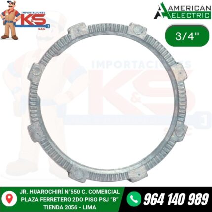 CONTRATUERCA BUSHING DE ZINC 3/4"
