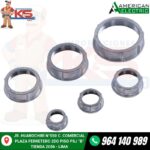 TUERCA BUSHING DE ZINC MEDIDAS