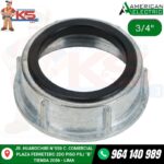 TUERCA BUSHING IMC DE ZINC CON AISLAMIENTO 3/4"
