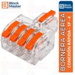bornera-conexion-rapida-1p-4-block-master-transparente-naranja